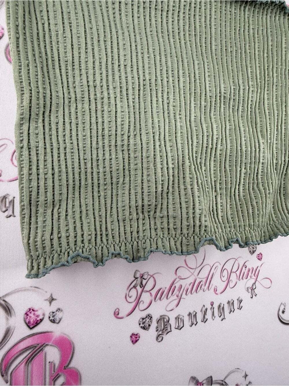 IVRY DAY top strapless new with tags Olive Green Smocked Mini Skirt - Tube Style - Picture 6 of 15